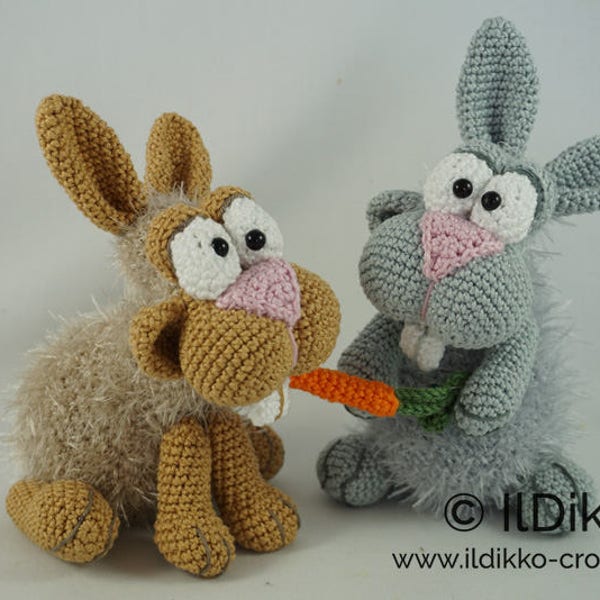 Amigurumi Pattern - Bunny and Clyde - English Version