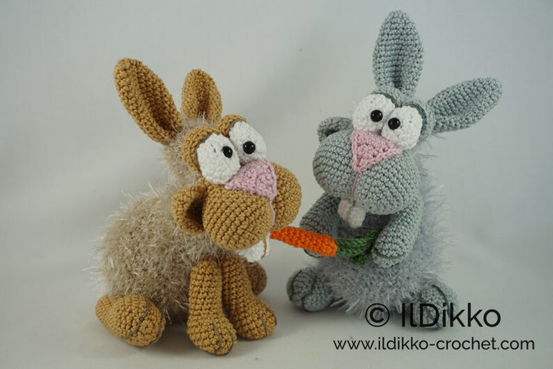 Amigurumi Pattern Bunny and Clyde English Version image 1