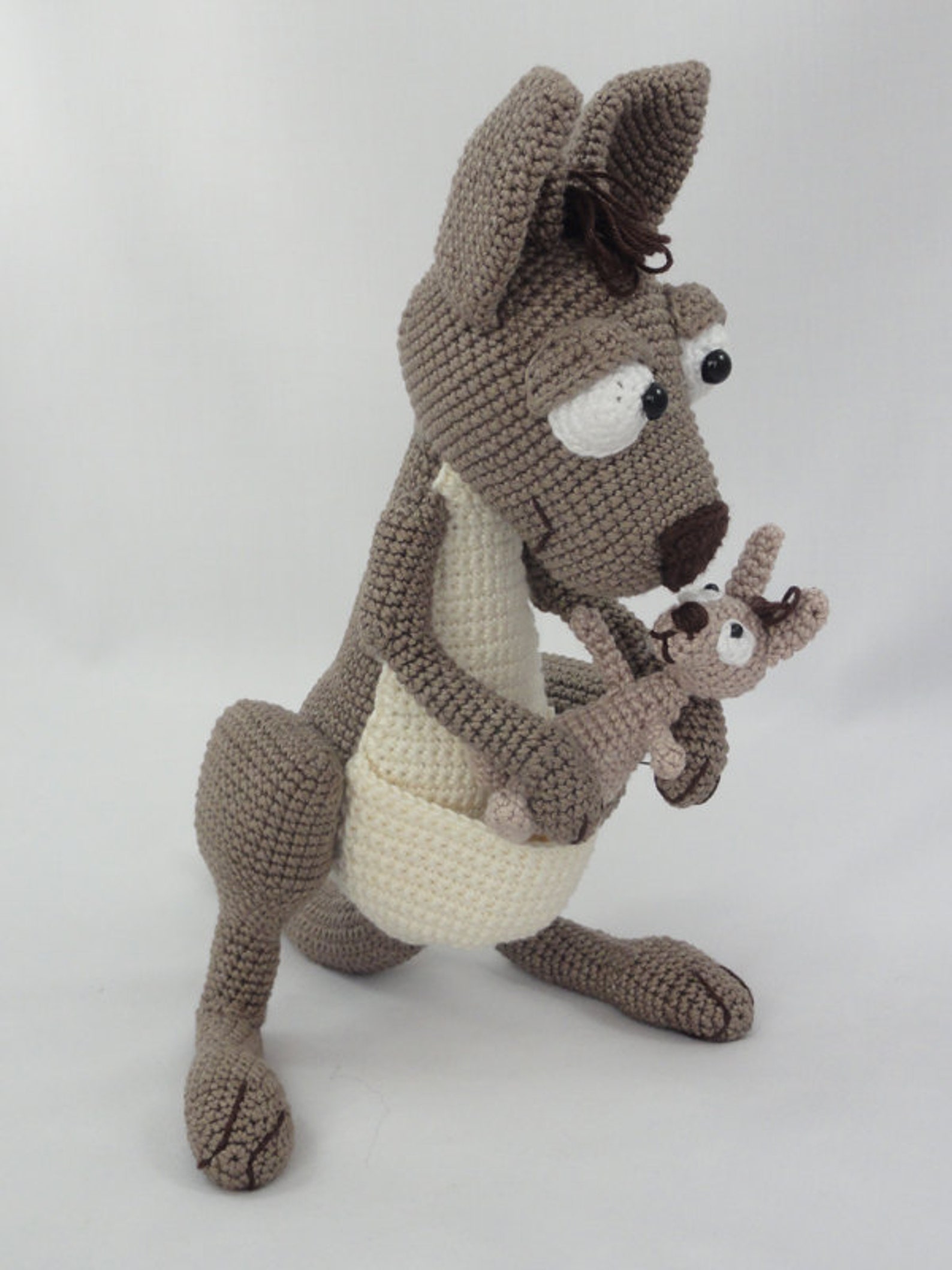 Amigurumi Pattern - Kanga Roo and Baby Roo - English Version - Etsy
