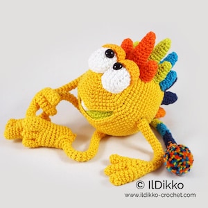 Amigurumi Häkelmuster - Foster das Monster - Deutsche Anleitung