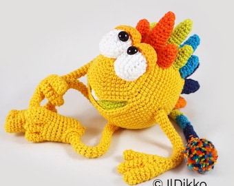 Amigurumi Häkelmuster - Foster das Monster - Deutsche Anleitung