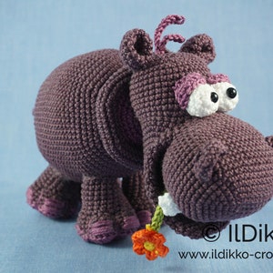 Amigurumi Pattern Hippolyte the Hippo English Version image 3