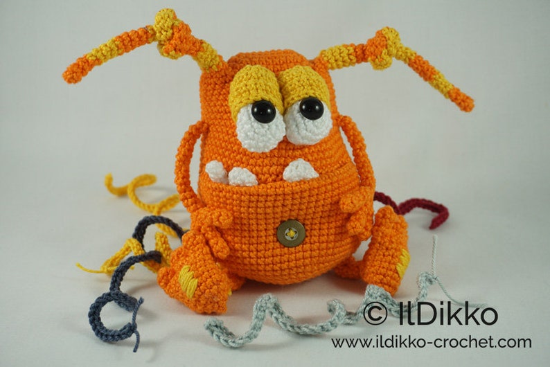 Amigurumi Pattern Webster the Monster English Version image 7