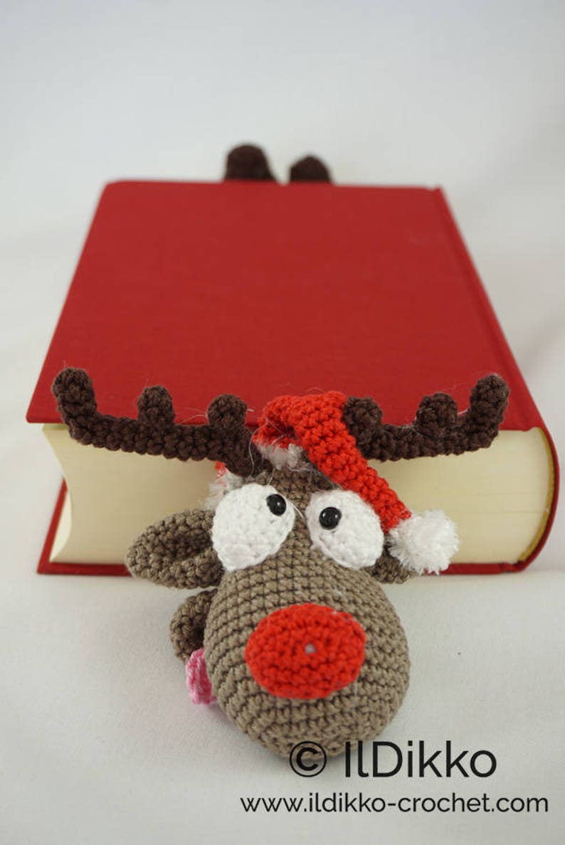 Amigurumi Pattern Rudolf the Reindeer Bookmark English Version image 7