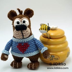 Amigurumi Pattern - Boris the Bear - English Version
