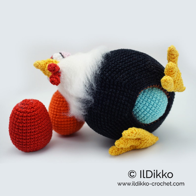 Amigurumi Pattern Omeletta the Chicken English Version image 9