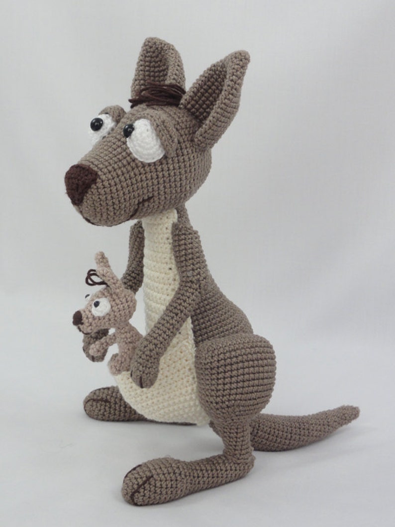 Amigurumi Pattern Kanga Roo and Baby Roo English Version image 1