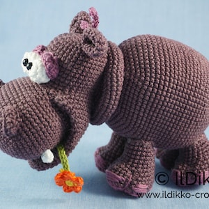 Amigurumi Pattern Hippolyte the Hippo English Version image 4