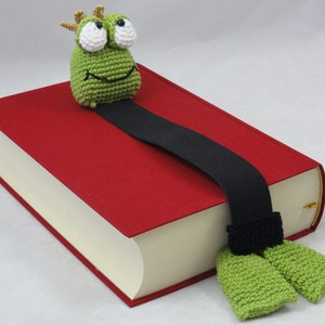 Amigurumi Pattern - Henri le Frog Bookmark - English Version