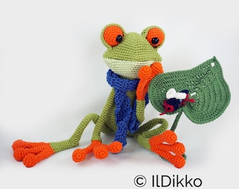 Amigurumi Pattern - Fred the Frog - English Version