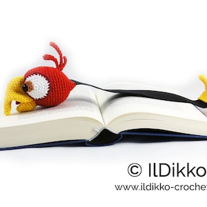 Amigurumi Pattern Chili the Parrot Bookmark English Version image 1