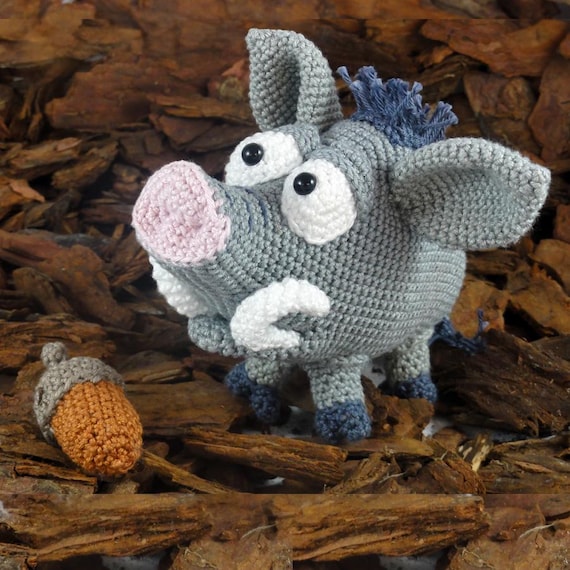 Amigurumi Pattern - Wilbur the Wild Boar - English Version - Etsy