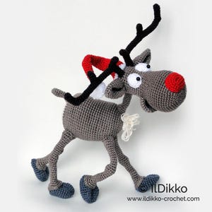 Amigurumi Pattern - Rudolf the Reindeer - English Version