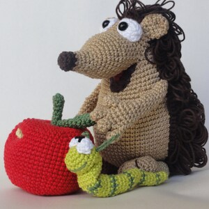 Amigurumi Pattern Quilliam the Hedgehog and William the Worm English Version image 5