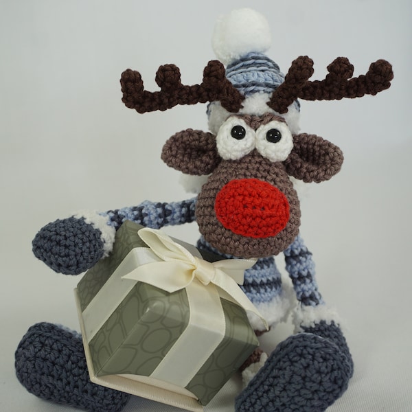 Amigurumi Häkel Muster - Rudolf das Rentier XS - Deutsche Anleitung