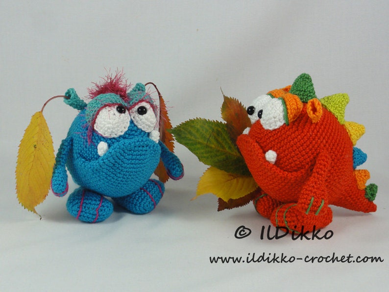 Amigurumi Pattern Monty and Myrtle the Monsters English Version image 4