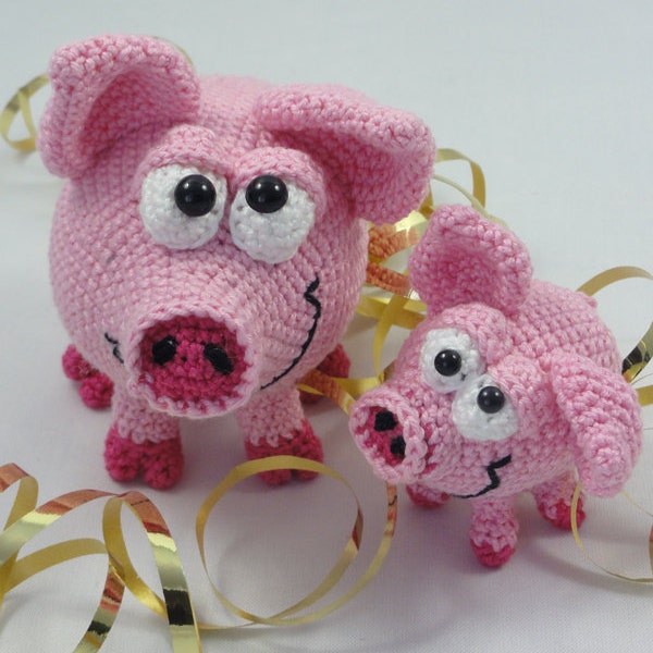 Amigurumi Pattern - Hamilton and Schnitzel the Piglets - English Version