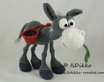 Amigurumi Pattern - Dusty the Donkey- English Version