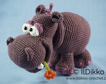 Amigurumi Pattern - Hippolyte the Hippo - English Version