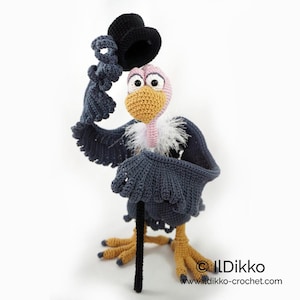 Amigurumi Pattern - Vincent the Vulture - English Version