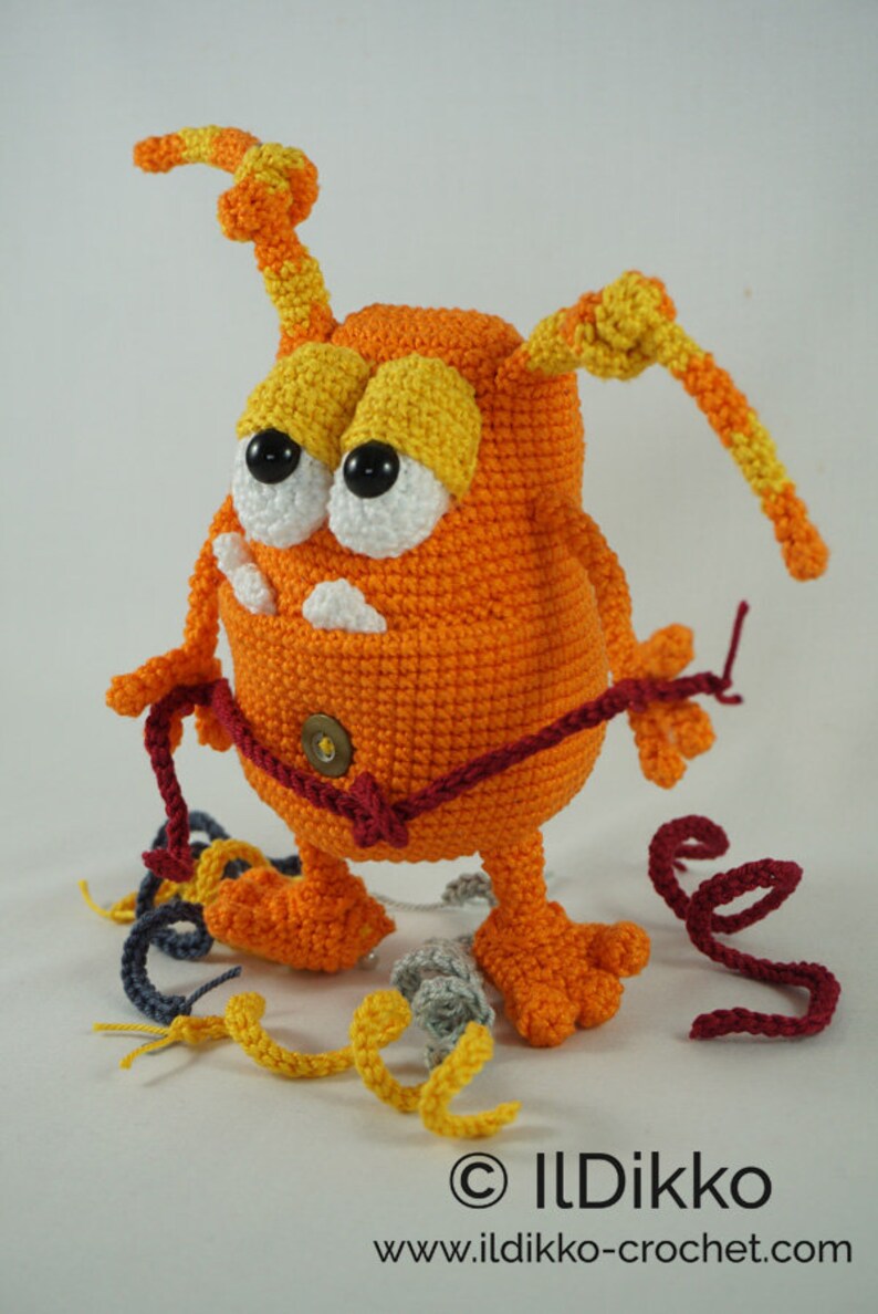 Amigurumi Pattern Webster the Monster English Version image 4