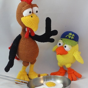 Amigurumi Pattern Set - Paul and Chuck - English Version