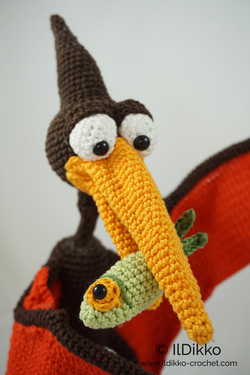 Amigurumi Pattern Ptolemaios the Pteranodon English Version image 8