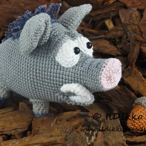 Amigurumi Pattern Wilbur the Wild Boar English Version Bild 5