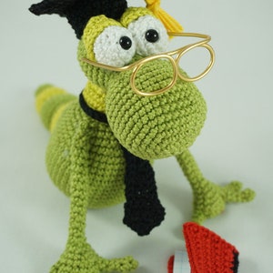 Amigurumi Pattern Hemingway the Bookworm image 6