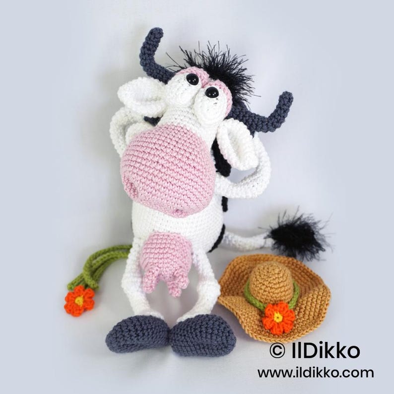 Amigurumi Animal Crochet Pattern – MOONA LISA the Cow by IlDikko – English Version PDF image 9
