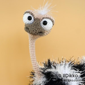 Amigurumi Häkel Muster - Johann der Strauss - Deutsche Anleitung