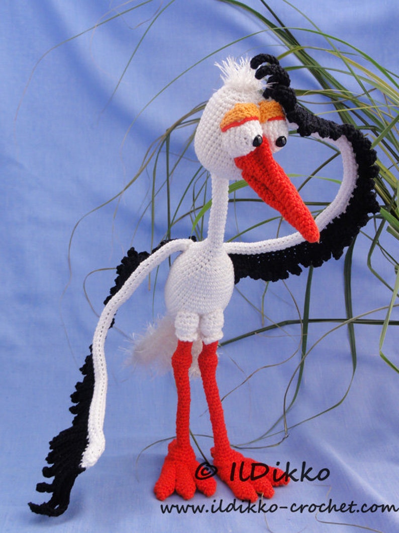 Amigurumi Pattern Stuart the Stork English Version image 7