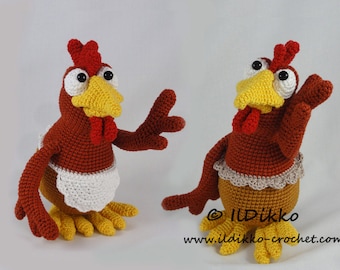 Amigurumi Pattern - Poultry Paula and Paulette - English Version