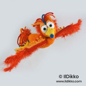 Amigurumi Häkel Muster - Felix der Phönix - Deutsch & Englisch PDF image 8