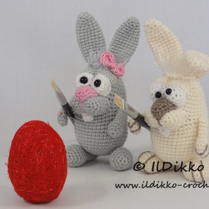 Amigurumi Pattern - Easter Bunny XS - English Version