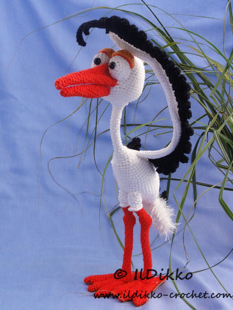 Amigurumi Pattern Stuart the Stork English Version image 5