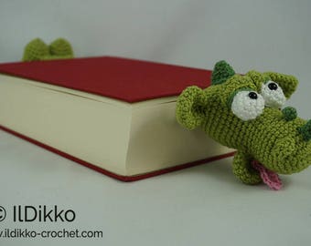 Amigurumi Häkel Muster - Draco der Drache Lesezeichen - Deutsche Anleitung