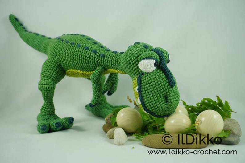 Amigurumi Pattern T-mothy the T-rex English Version image 6