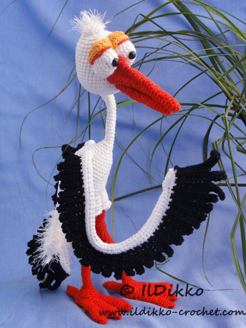 Amigurumi Pattern Stuart the Stork English Version image 9