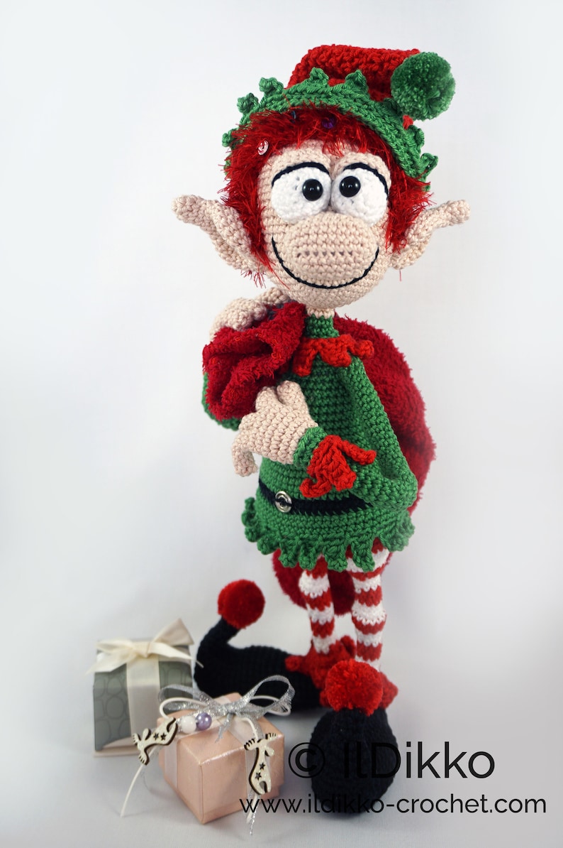 Amigurumi Pattern Christmas Elf English Version image 5