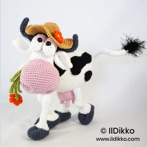Amigurumi Animal Crochet Pattern – MOONA LISA the Cow by IlDikko – English Version PDF image 5
