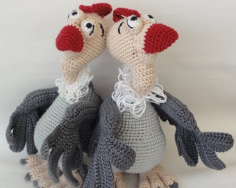 Amigurumi Pattern - Buzzie the Vulture - English Version