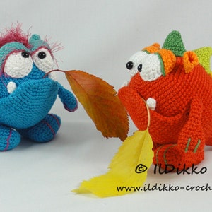 Amigurumi Pattern Monty and Myrtle the Monsters English Version image 2