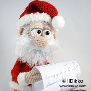 Amigurumi Pattern - Santa Claus XL - English Version