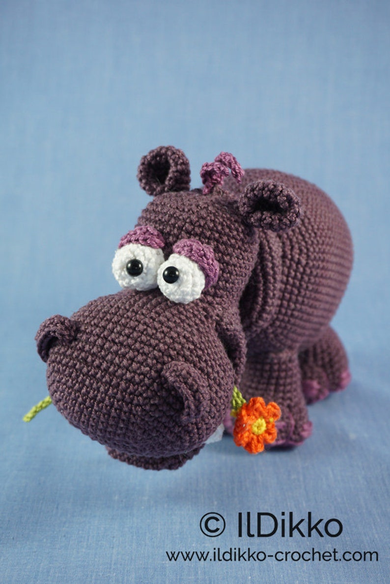 Amigurumi Pattern Hippolyte the Hippo English Version image 2