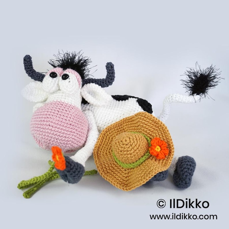 Amigurumi Animal Crochet Pattern – MOONA LISA the Cow by IlDikko – English Version PDF image 10