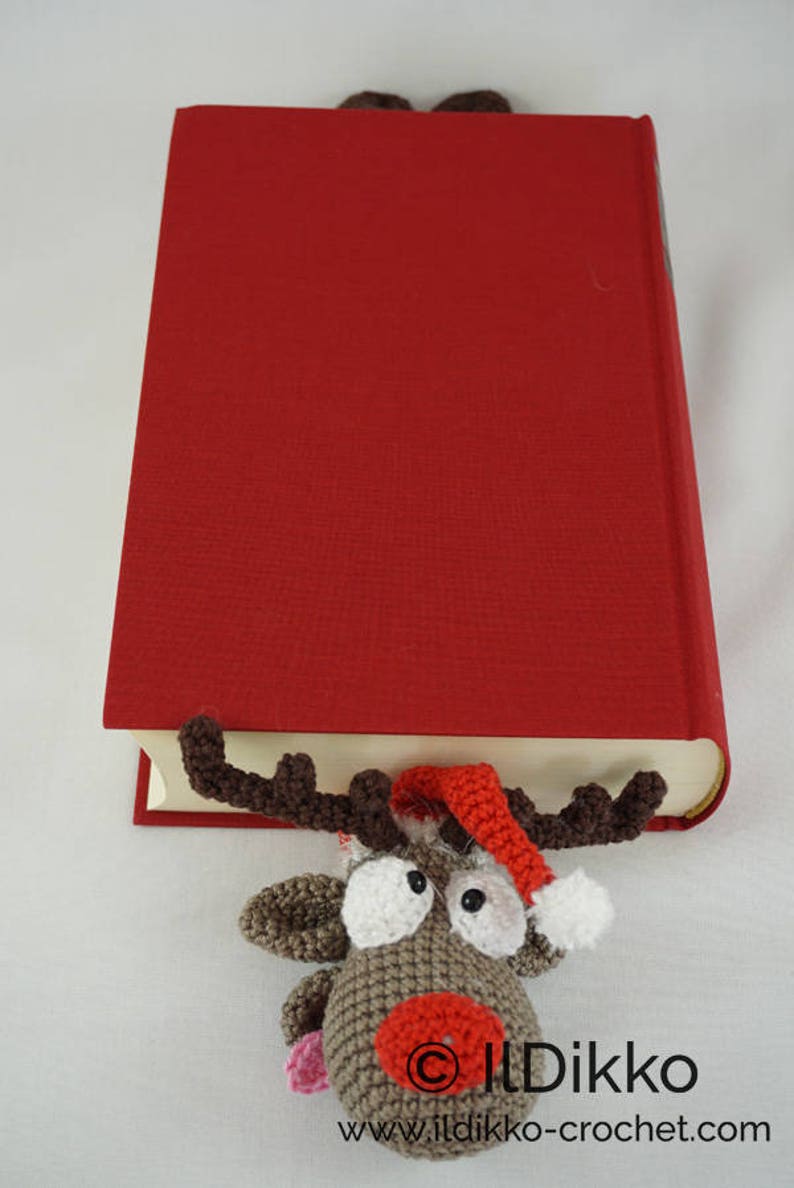 Amigurumi Pattern Rudolf the Reindeer Bookmark English Version image 10