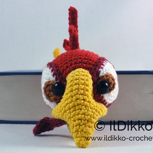 Amigurumi Pattern Chili the Parrot Bookmark English Version image 4