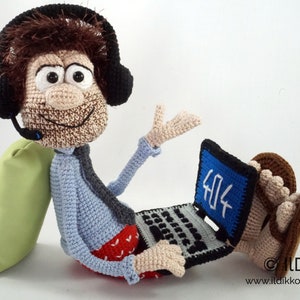 Amigurumi Pattern - Home Office Hank - English Version