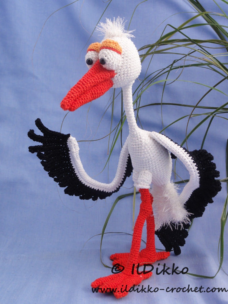 Amigurumi Pattern Stuart the Stork English Version image 10